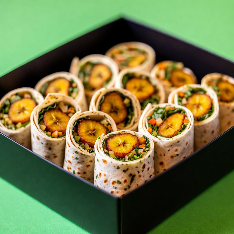 Vegan Sunshine Wraps Platter