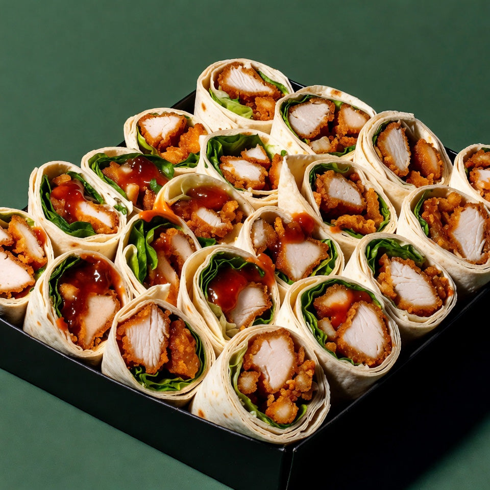 Sweet Chilli Chicken Wraps Platter